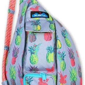 Mini Rope Sling Pack with Adjustable Rope Shoulder Strap